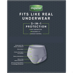 Depend Real Fit Incontinence Men Large (8 Pack)