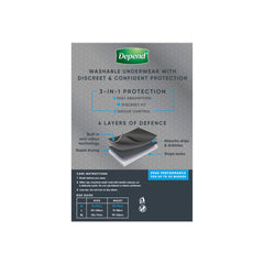 Depend Men Real Fit Washable Brief | 1 pack