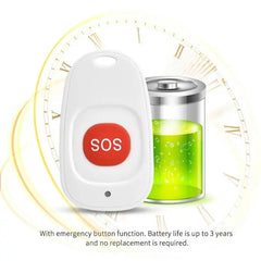 Portable SOS Emergency Button Alarm Waterproof Wireless 433Mhz Emergency Panic Button Security Alarm Tools for Elderly