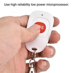 Portable SOS Emergency Button Alarm Waterproof Wireless 433Mhz Emergency Panic Button Security Alarm Tools for Elderly