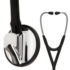 Cardiology Stethoscope, Single Head - Black &