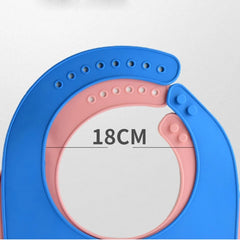 1 Pc Large Waterproof Anti-Oil Adult Mealtime Silicone Bib Clothes Clothing Protector Senior Citizen Aid Aprons