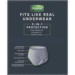 Depend Real Fit Incontinence Men Large (8 Pack)