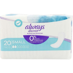 Always Discreet Small Bladder Leak Protection 20 per pack 8pk
