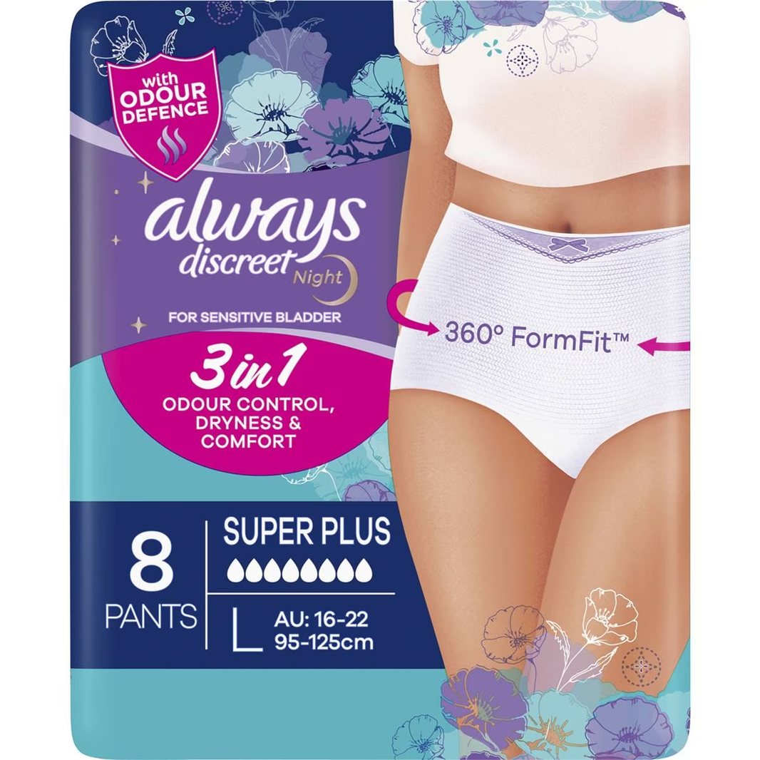 Always Incontinence Buy Always Discreet Incontinence Products | ADACSS Store Australia ...