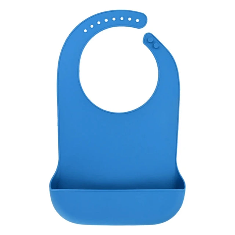 1 Pc Large Waterproof Anti-Oil Adult Mealtime Silicone Bib Clothes Clothing Protector Senior Citizen Aid Aprons
