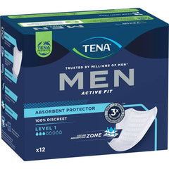 Tena Men Active Fit Absorbent Protector Level 1 (12 pack)