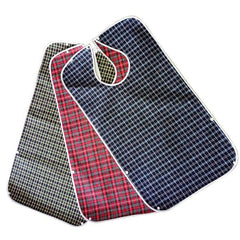 Waterproof Old People Meal Eating Drinking Bib Protector Disability Aid Apron Bottom Pocket Can Hold the Leaked Food or Drink