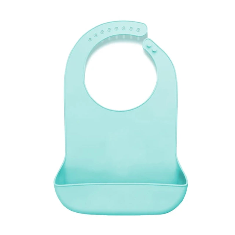 1 Pc Large Waterproof Anti-Oil Adult Mealtime Silicone Bib Clothes Clothing Protector Senior Citizen Aid Aprons