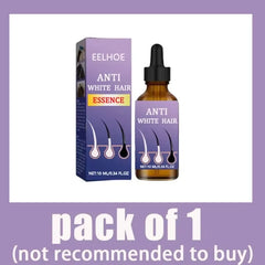 Natural anti Gray Hair Serum - Repair White & Darkening Hair | Nourishing Hair Care Remedy